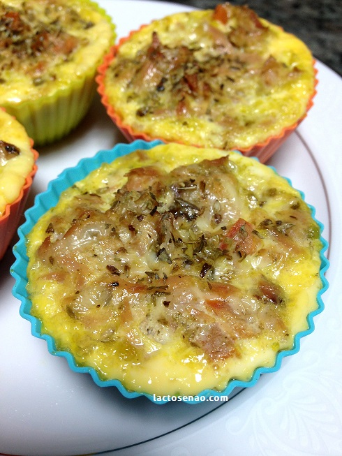 muffin salgado sem lactose e sem glúten