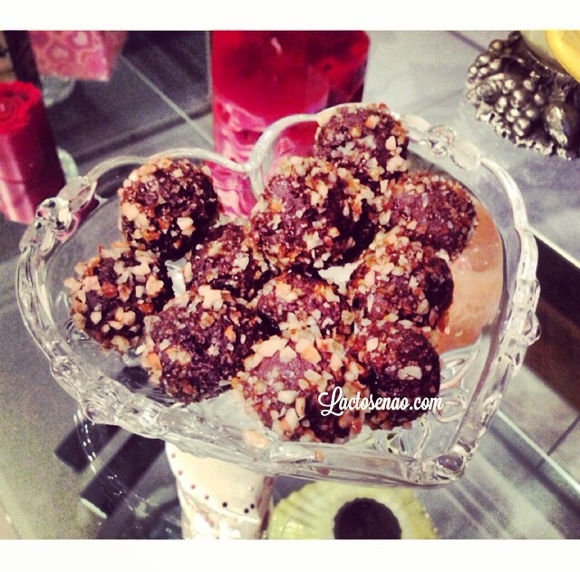 Brigadeiro funcional sem lactose com biomassa de banana verde