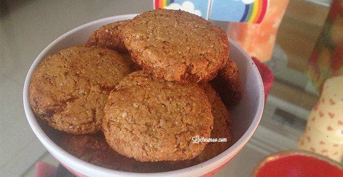 Cookies fáceis sem glúten e lactose