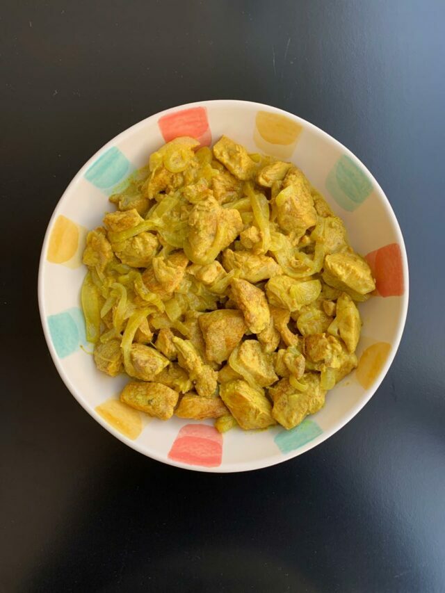Frango ao curry fácil