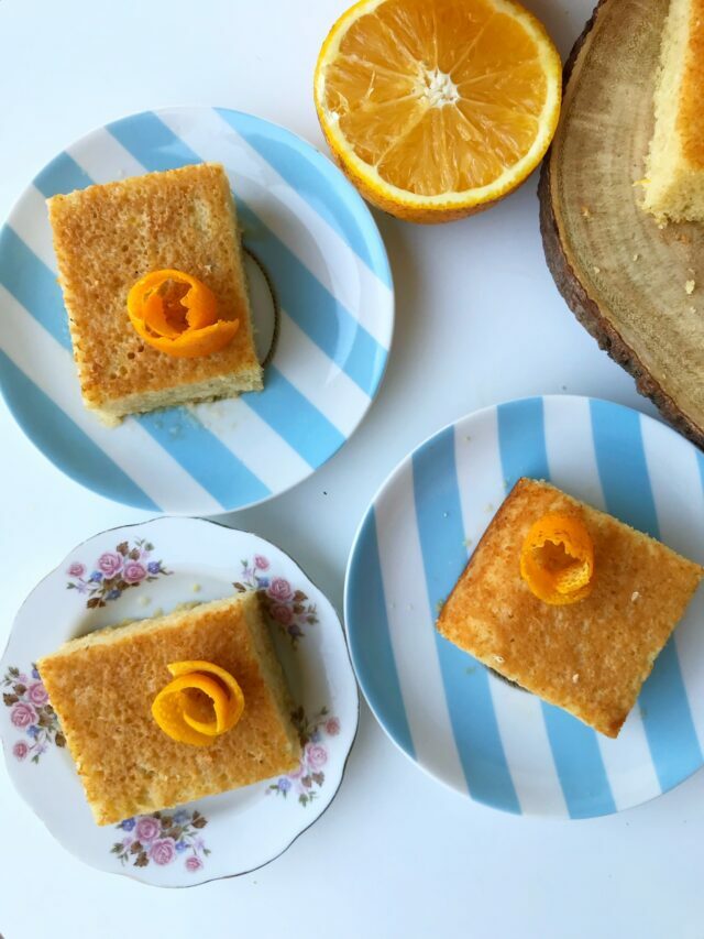 Bolo de laranja fofinho sem glúten e lactose