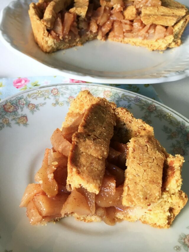 Torta de maçã sem glúten e lactose